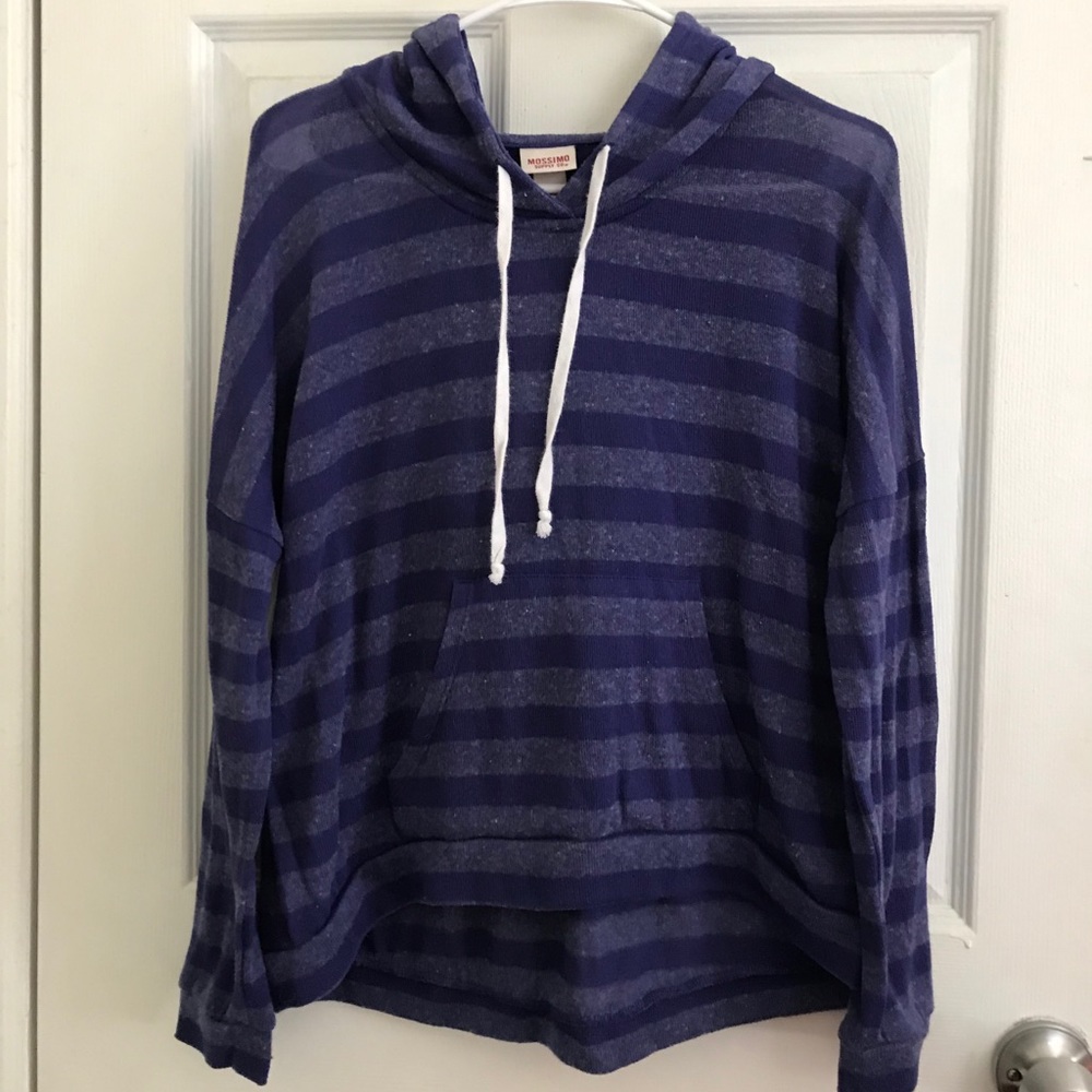 Striped Purple Hoodie Shirt💜